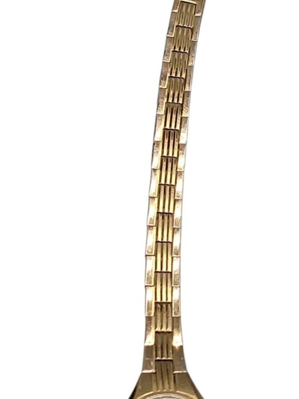 Jules Jurgensen Ladies Watch VTG 3208CH Diamond Accent 30mm Gold Plated 7" - Picture 10 of 16